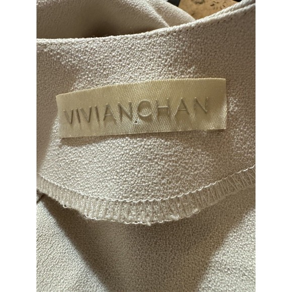 Vivian Chan ANNIE DRESS Size Small Revolve Beige Mini a8 - Picture 8 of 10